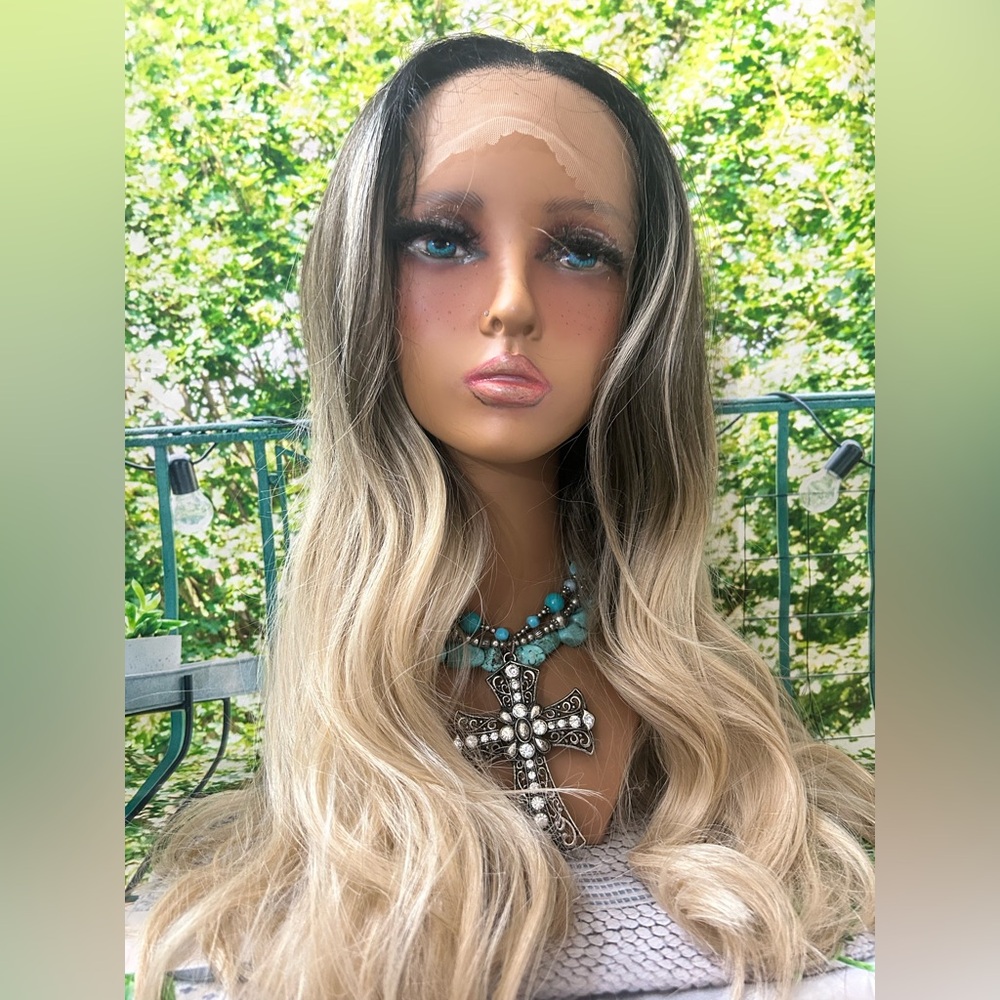 HD lace front ombré blonde body Premium No Tangles No shedding Wig